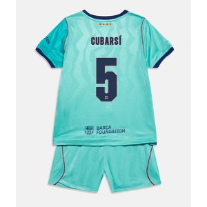 Barcelona Pau Cubarsi #5 Jalkapallovaatteet Lasten Kolmas peliasu 2026-27 Lyhythihainen (+ Lyhyet housut)